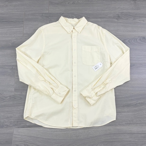 NEW Save Khaki United Button Down Oxford Shirt - Picture 1 of 4